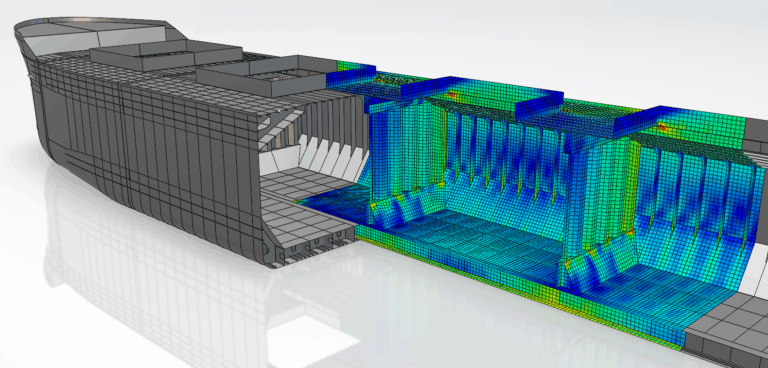 Hull performance visualization